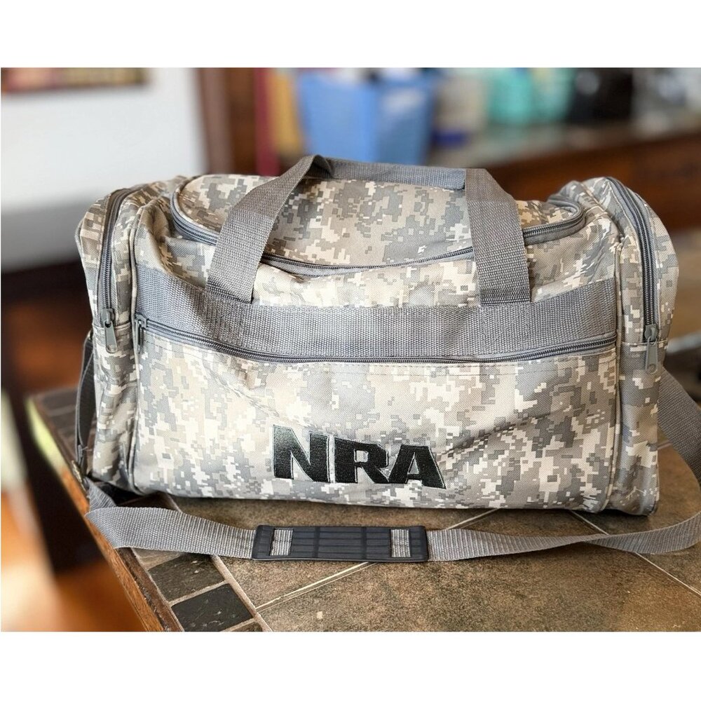 NRA Carryall/Shoulder/Hunting/Gym/Travel/Tactical UCP Camo RipStop Nylon Cordura